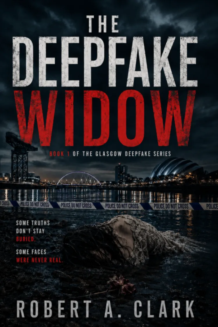 Front cover of The Deepfake Widow by Robert A. Clark